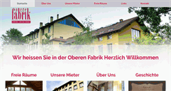 Desktop Screenshot of oberefabrik.ch